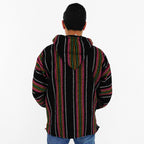 Suéter Poncho Canguro Artesanal Hoodie Acrilico Colores