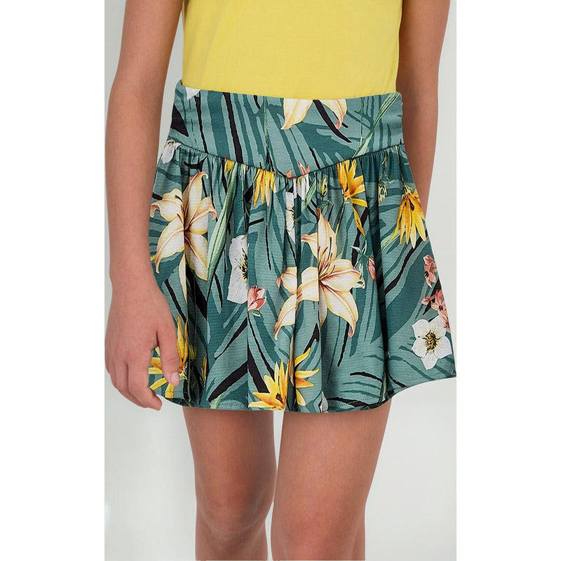 Falda Short De Niña Mayoral® Mod.6218 Pino