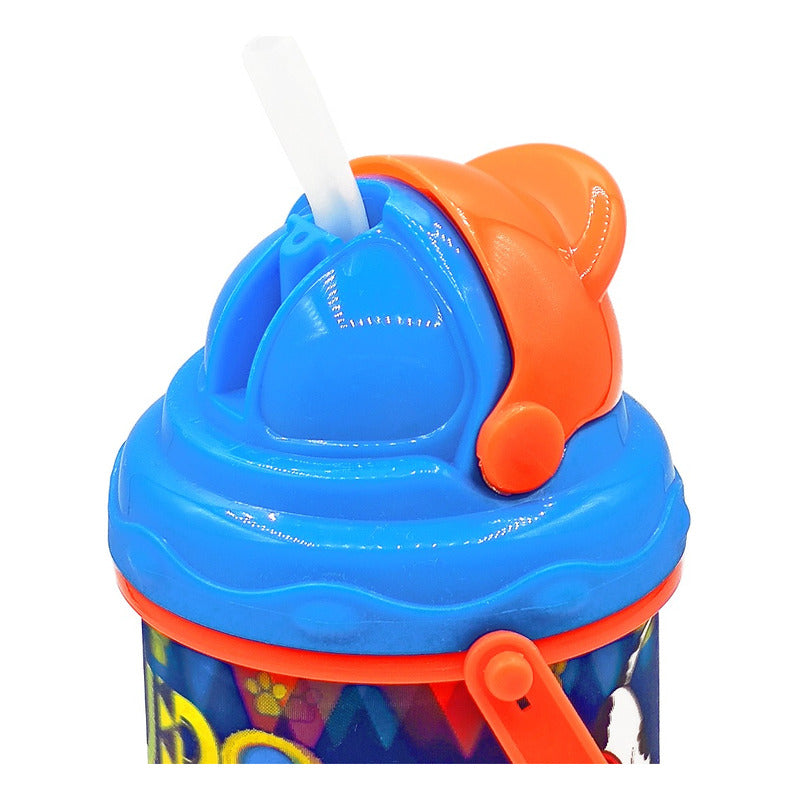 Botella De Agua Con Compartimento Diseño Infantil