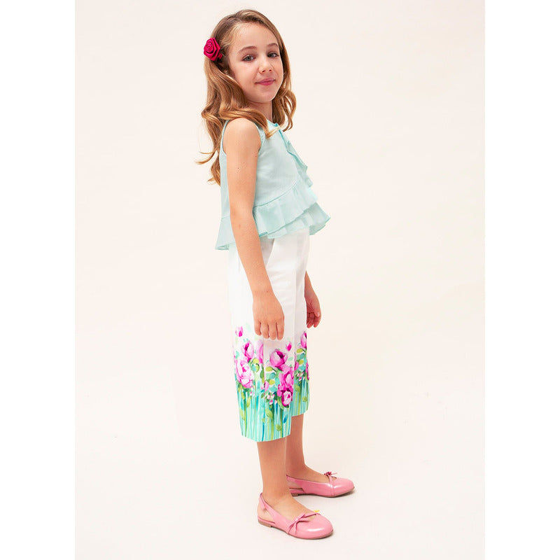 Conjunto Para Niña Pantalon+blusa Mod.3510 Marca Mayoral®