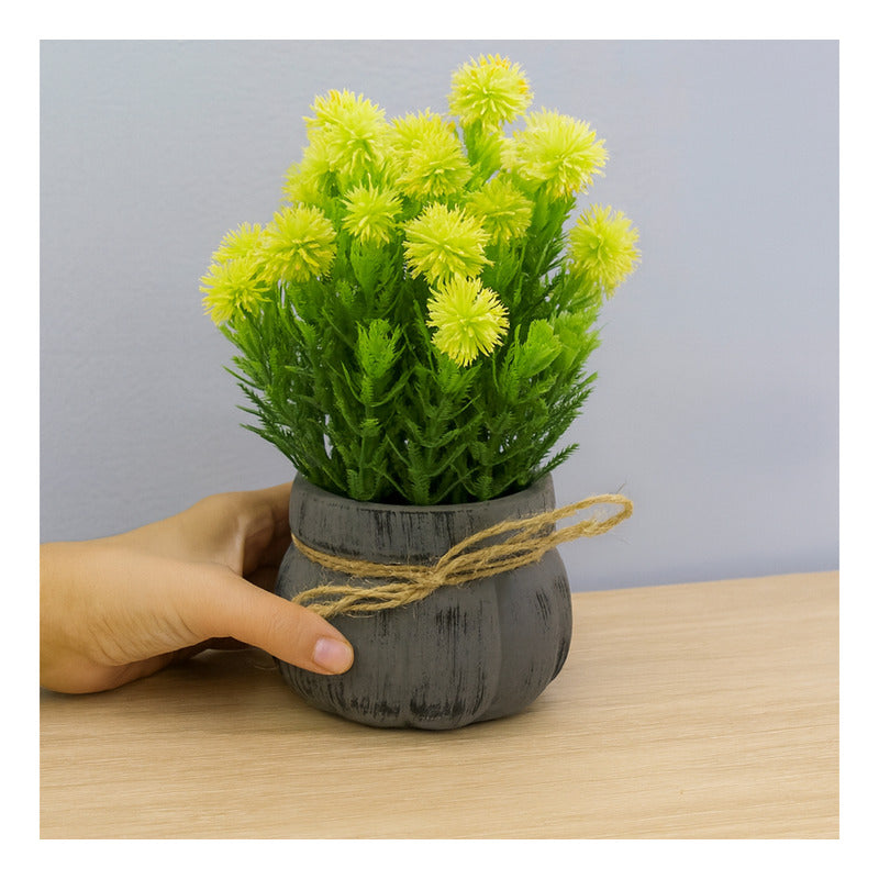 Decoración De Flores Artificiales En Maceta Para Interiores