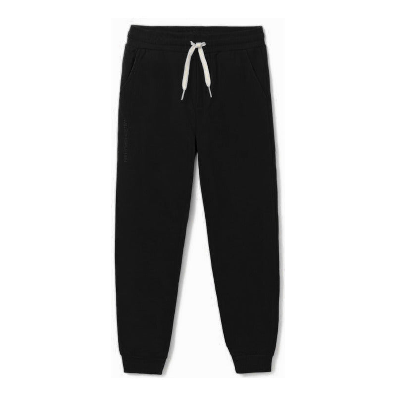 Pants Cómodo Para Niño Mod.744 Marca Mayoral® Negro Liso 18