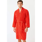 Bata De Baño Unisex Absorbente Unitalla Tela Suave Ligera
