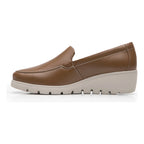 Zapato Slip On Casual Para Mujer Mod.104806 Marca Flexi® Marrón Claro Lisa 26 Mx