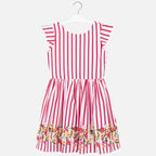 Vestido Cómodo Para Niña Mod.6984 Sandia Marca Mayoral® Sandia Rayas 8 Años