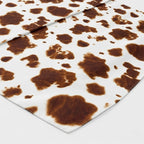 Mascada Ejecutiva De Satín Cuadrada Fina Para Mujer Multicolor Cow Print Unitalla