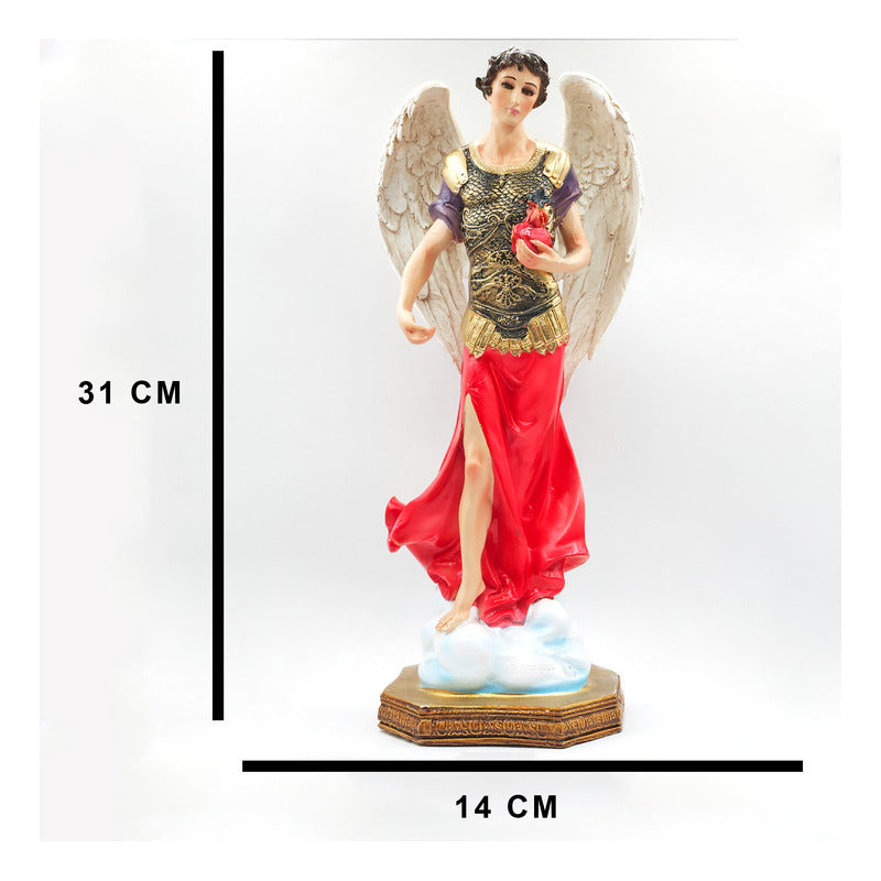 Imagen Religiosa De Resina Decorativa Angel Protector