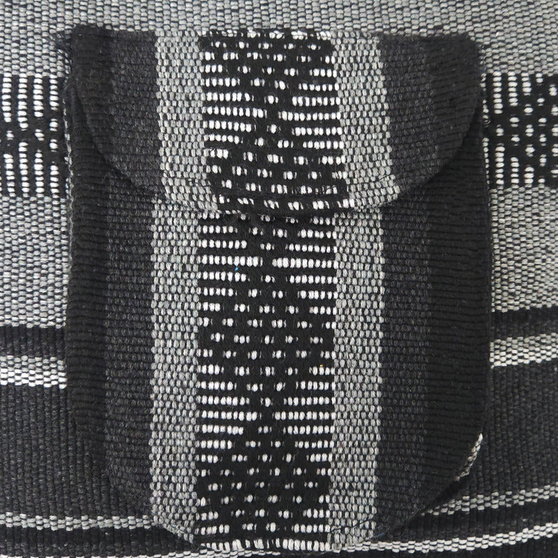 Mochila Artesanal Tejida Tipo Morral Con Bolsillo Frontal 10kg