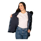 Chamarra Capitonada Para Mujer Mod.dw86-pol7133 Greenlander® Navy G Capitonado
