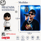 Cobertor Serenity Matrimonial Diseños Artistas Providencia® Sad Boys-junior H 900 G Multicolor