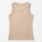 Blusa Básica Suave Sin Mangas Para Mujer Apx-0214 Aspik® Beige Lisa M