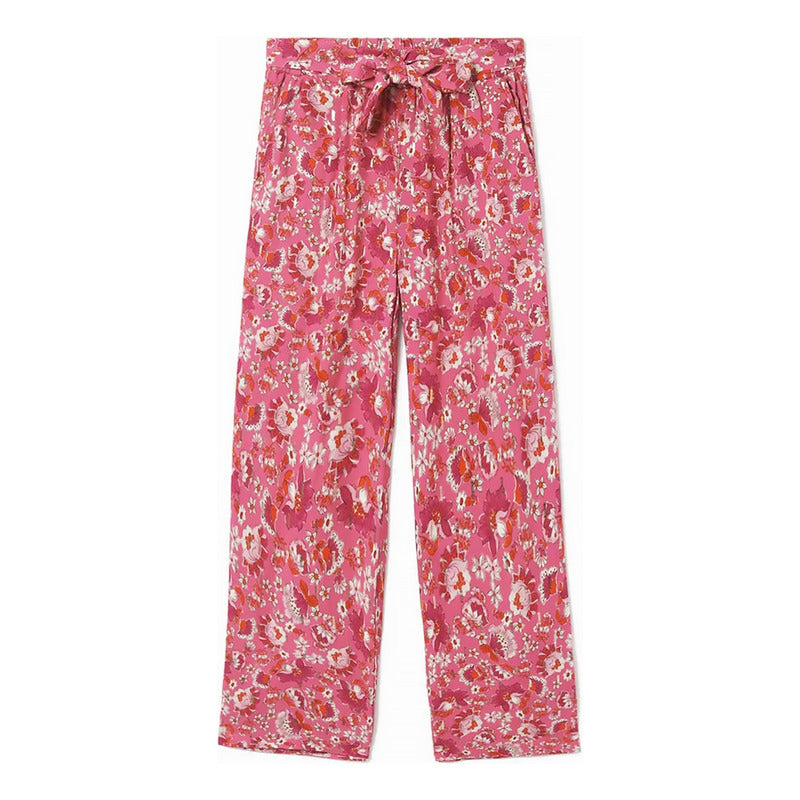 Pantalón Floreado Para Niña Mod.6582 Marca Mayoral® Rosa Chicle 18