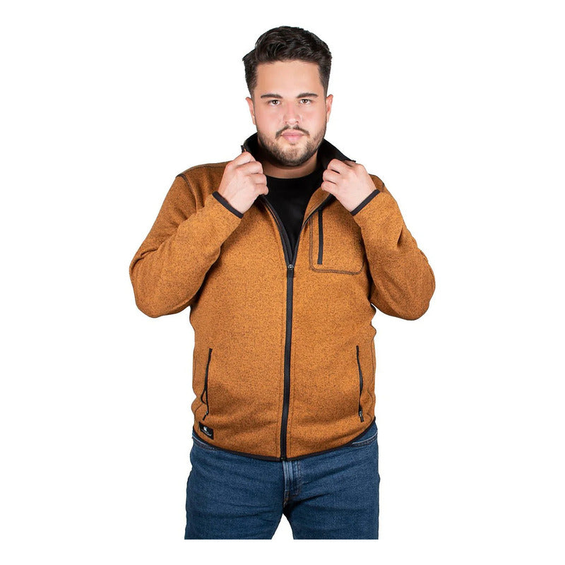 Chamarra Ligera Knit Hombre Mod.cw80-sud8638 Greenlander® Mustard 1x Lisa