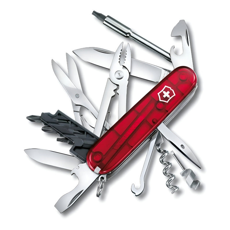 Navaja Multiherramienta Victorinox Cyber Roja Con 32 Funciones Rojo