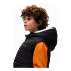 Chaleco  Reversible Con Gorro Mod.7389 Marca Mayoral® Naranja 16