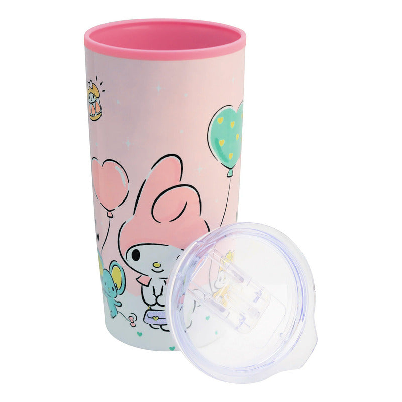 Vaso Termo Con Tapa 450ml Para Adulto Diseños Varios