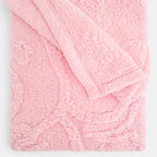 Cobertor Frazada Ligero Jacquard Cunero 90x110m Providencia® Elefantin Rosa Pálido