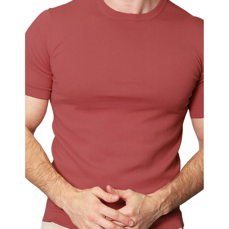 Playera Casual De Hombre Mod. A41454a Marca Bobois®