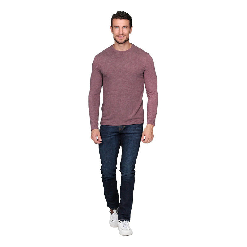 Playera Casual Tacto Suave Para Hombre  Mod. A35313 Bobois®