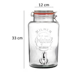Dispensador De Bebidas Con Canilla Vintaje 5l Marca Kilner® Transparente