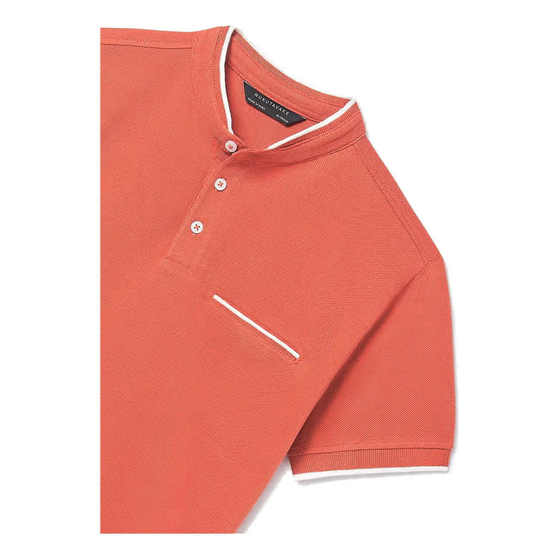 Playera Juvenil Tipo Polo Cuello Mao Mod.6163 Marca Mayoral® Siena 14 Liso