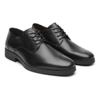Zapato Derby Hombre Piel Semiformal Confort M.423201 Flexi® Negro Lisa 25,5 Mx