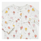 Mameluco Ligero Para Bebé Mod. 1708 Marca Mayoral® Blanco 1-2 Meses Globos Aerostáticos