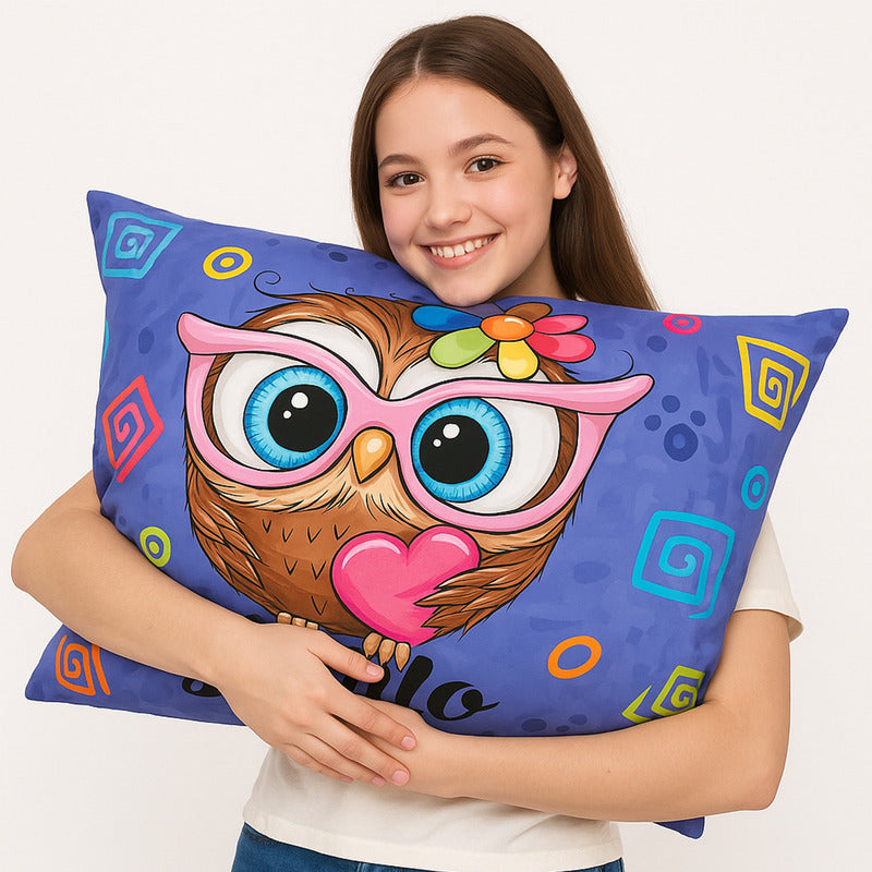 Almohada Decorativa 70x50cm Marca Providencia® Búho