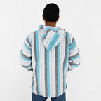 Suéter Poncho Canguro Artesanal Hoodie Acrilico Colores