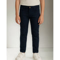 Pantalón Entallado Para Niño Mod.582 Marca Mayoral® Azul Marino Liso 10