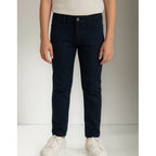 Pantalón Entallado Para Niño Mod.582 Marca Mayoral® Azul Marino Liso 10