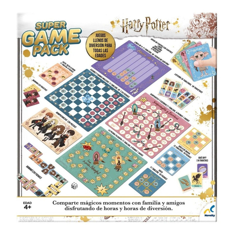 Juego De Mesa Súper Game Harry Potter Set De Juegos Clasicos