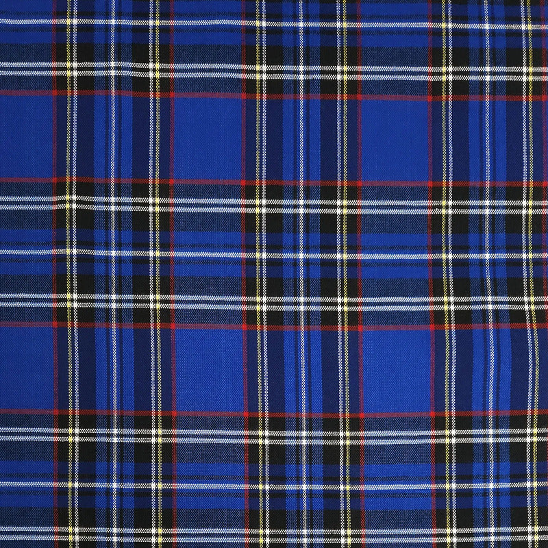 Rollo De Tela Escolar 50% Algodón 30mx1.5m Marca Dafer® Azul/multicolor Escolar