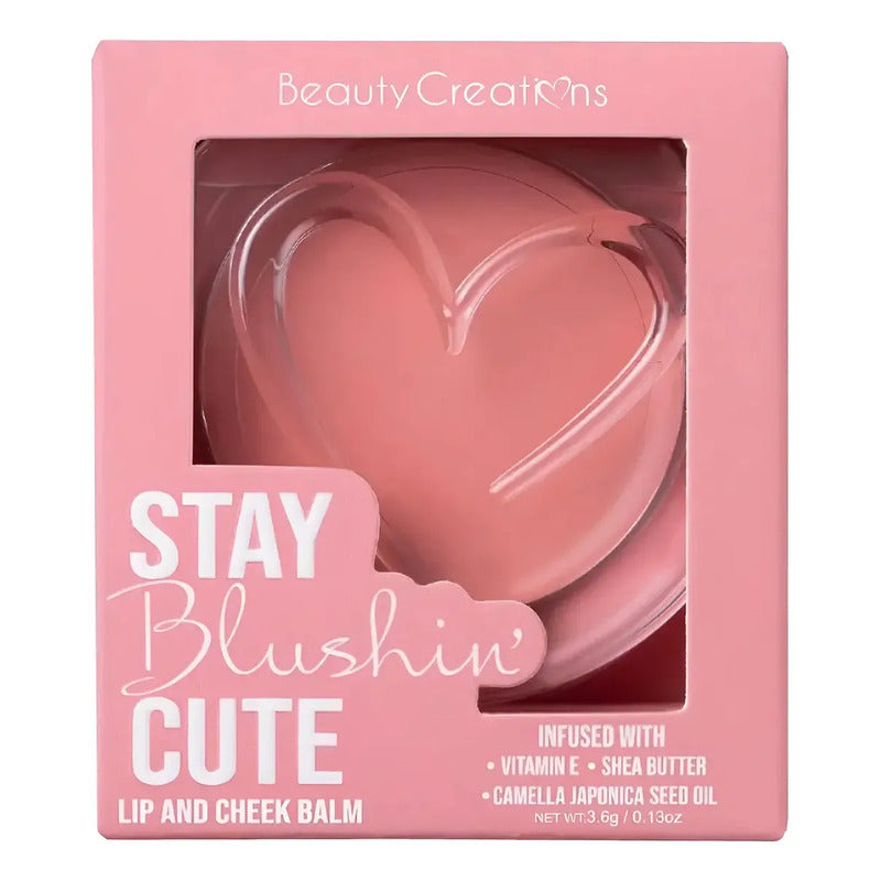Rubor Y Bálsamo Labial Stay Blushing Marca Beauty Creations® Tono Del Maquillaje As Asual