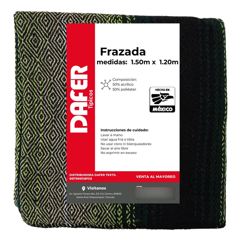 Frazada De Acrilico Afelpada Multiusos 1.20m X 1.50m Mod. Ac