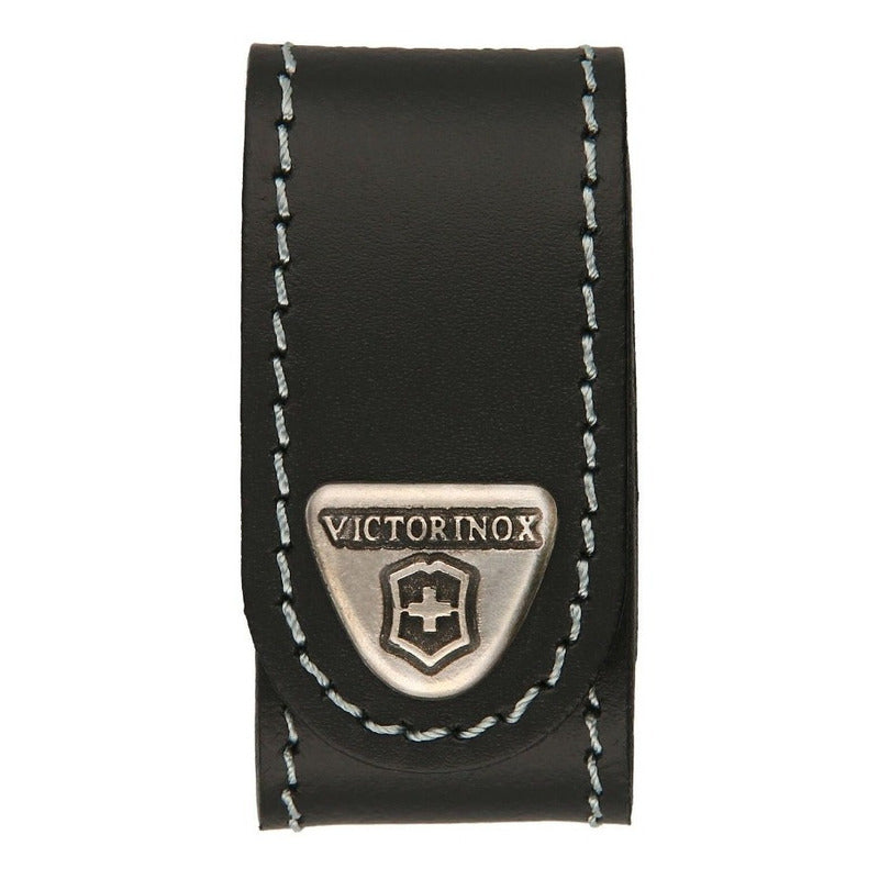 Victorinox Funda De Piel Para Navajas De 58 Mm Color Negro
