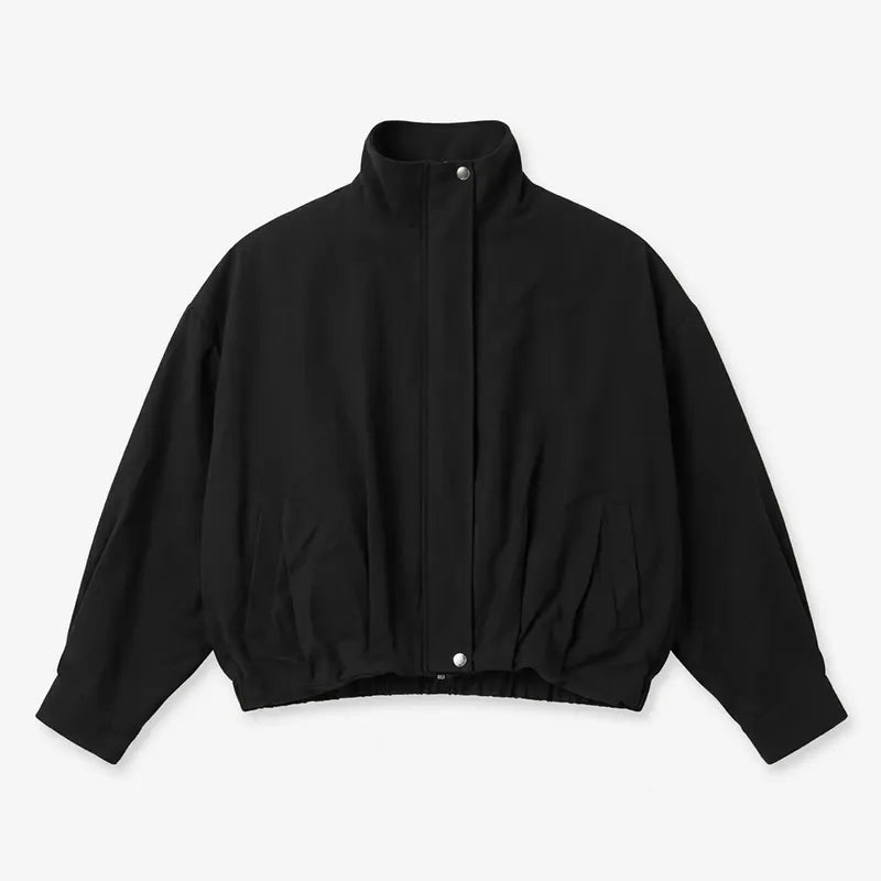 Sudadera Oversize Casual De Mujer 19402 Marca Camila Jones® Ch Negro Lisa