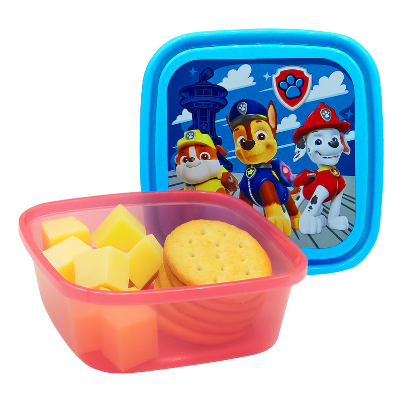 Recipiente Infantil Escolar Para Comida Diseños Varios