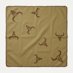 Pañuelo Multiusos Ligero Diseño Tradicional 55x55cm Verde Oliva Toros Unitalla