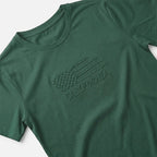 Playera Casual Holgada Para Hombre Tish-le2519 Roosevelt® Verde Oscuro California G Lisa