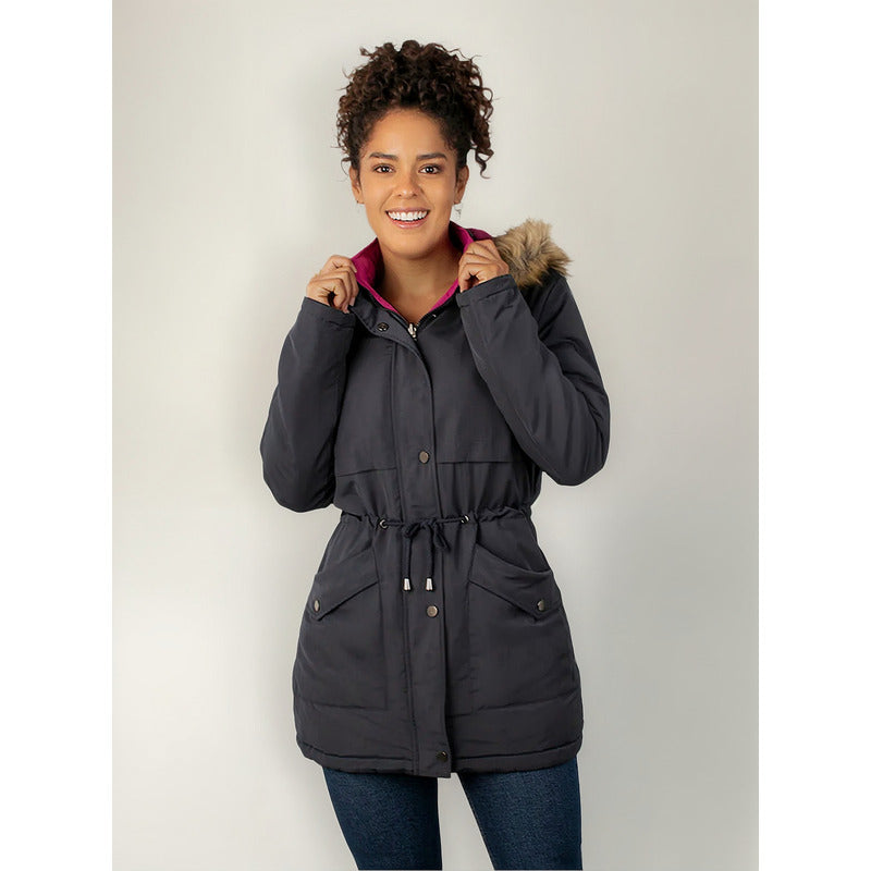 Chamarra Reversible Con Capucha Dw86-pol7071 Greenlander®