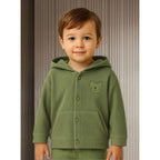 Sudadera De Niño Con Capucha Mod.1472 Marca Mayoral® 4 Años Verde Musgo