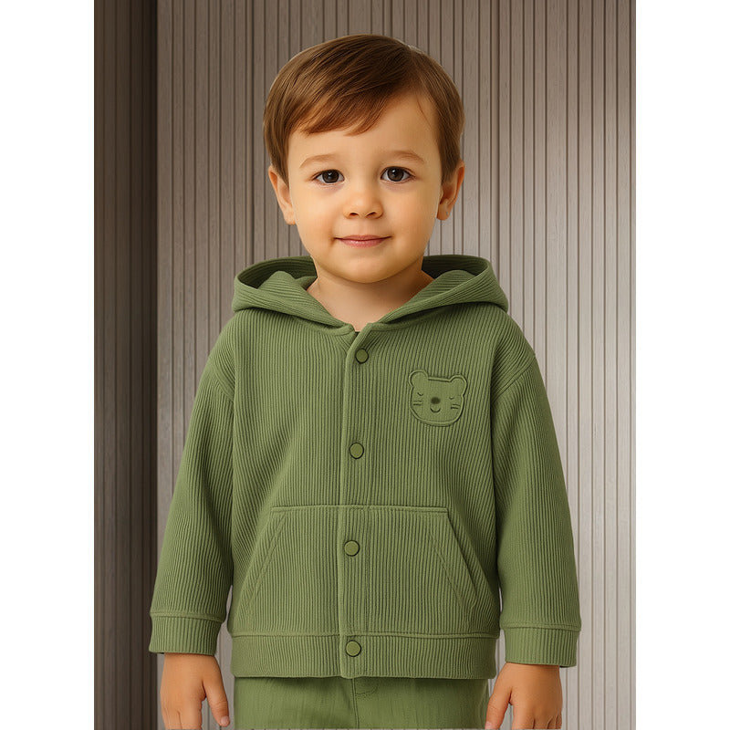 Sudadera De Niño Con Capucha Mod.1472 Marca Mayoral® 4 Años Verde Musgo