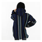 Suéter Poncho Canguro Artesanal Hoodie Acrilico Colores