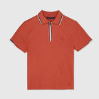 Playera Polo Para Niño Mod.6166 Marca Mayoral Nukutavake® Tomate 18 Años Lisa