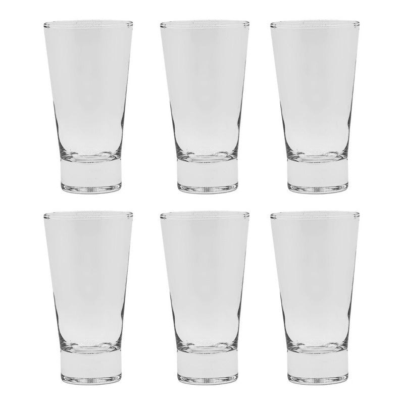 Vasos De Cristal 6 Pz Mod. London Cooler Cristal