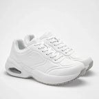 Tenis Cápsula De Aire Para Mujer Con Absor Max 131504 Flexi® Blanco Lisa 25 Mx