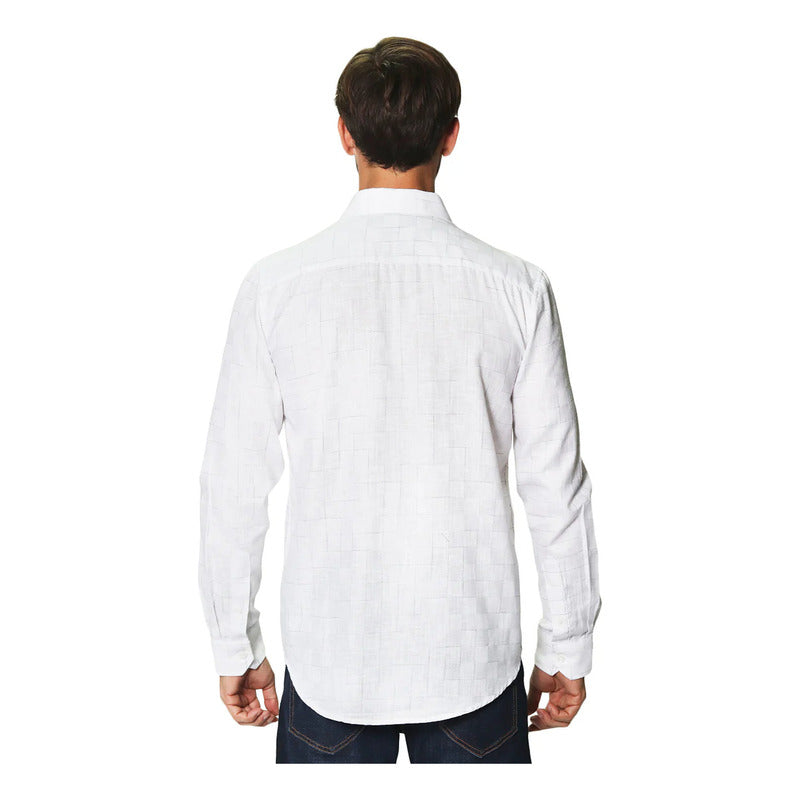 Camisa Para Hombre Manga Larga Regular Fit Marca Bobois®