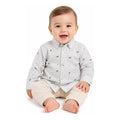 Camisa Casual Para Bebé Mod.2163 Marca Mayoral® Vapor Perritos 6 Meses