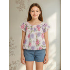 Blusa Ligera De Gasa Para Niña Mod.6159 Malvarrosa Mayoral®